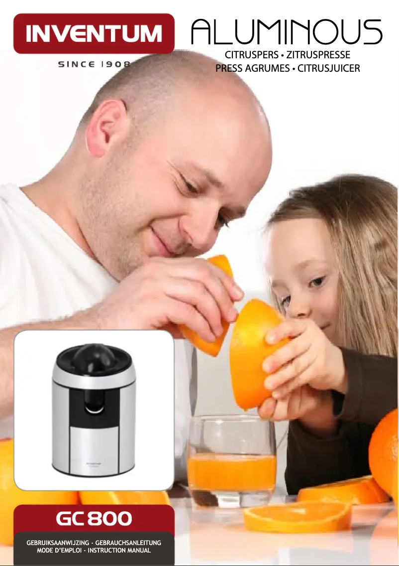 Page 1 de la notice Manuel utilisateur Inventum GC800