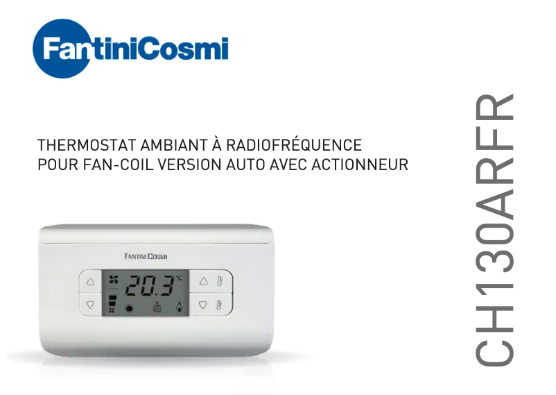 Page 1 de la notice Manuel utilisateur Fantini Cosmi CH130ARFR