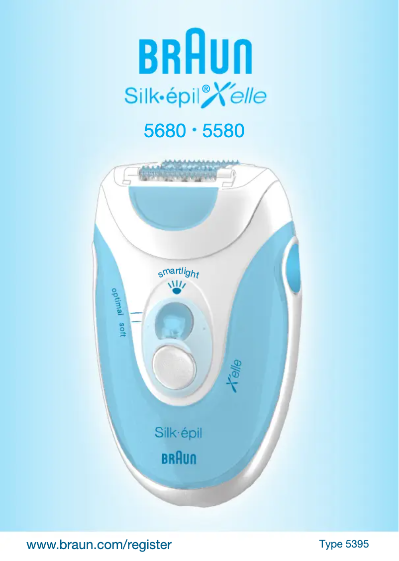 Página 1 del manual Manual de usuario Braun Silk-epil Xelle 5680