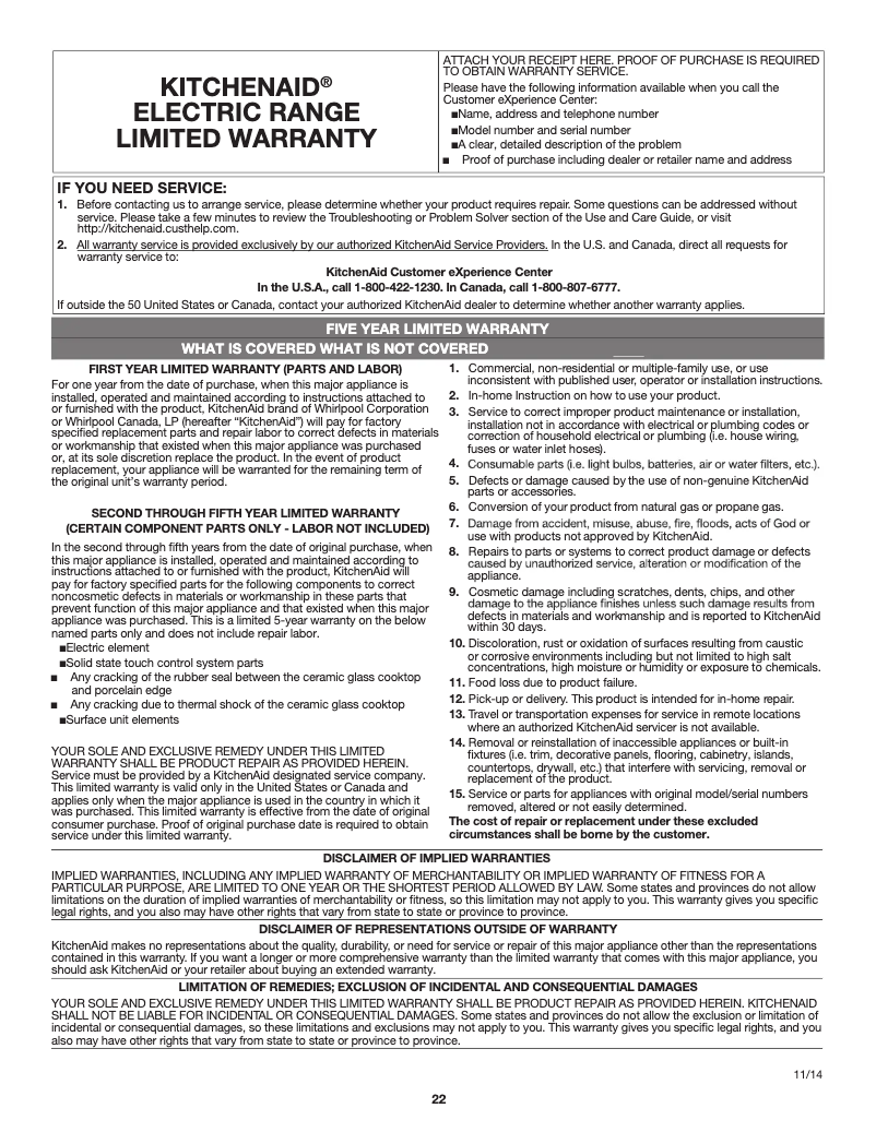 Image de la première page du manuel de l'appareil KSEG950ESS