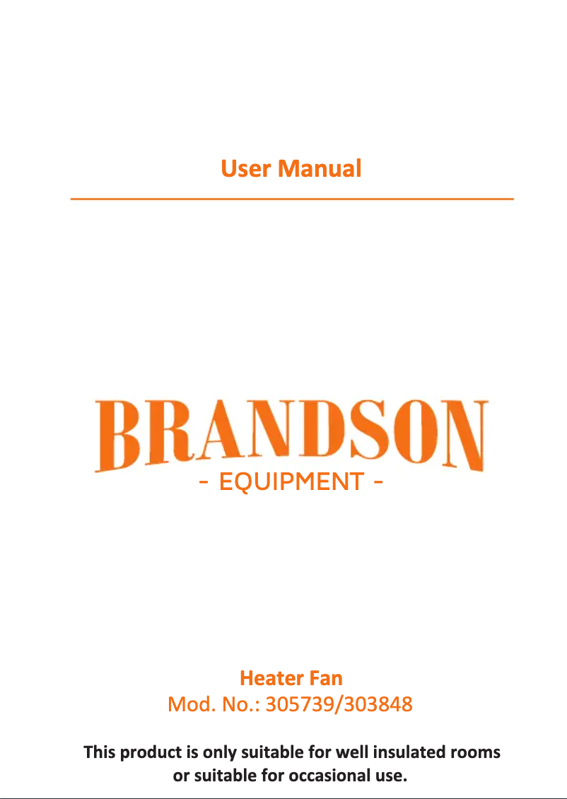 Page n°1 - Manuel utilisateur Brandson 305739
