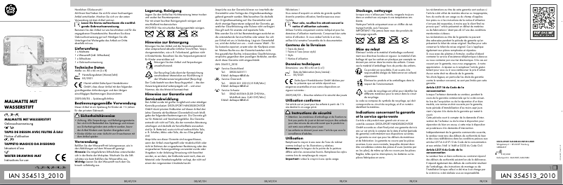 Image de la première page du manuel de l'appareil IAN 354513