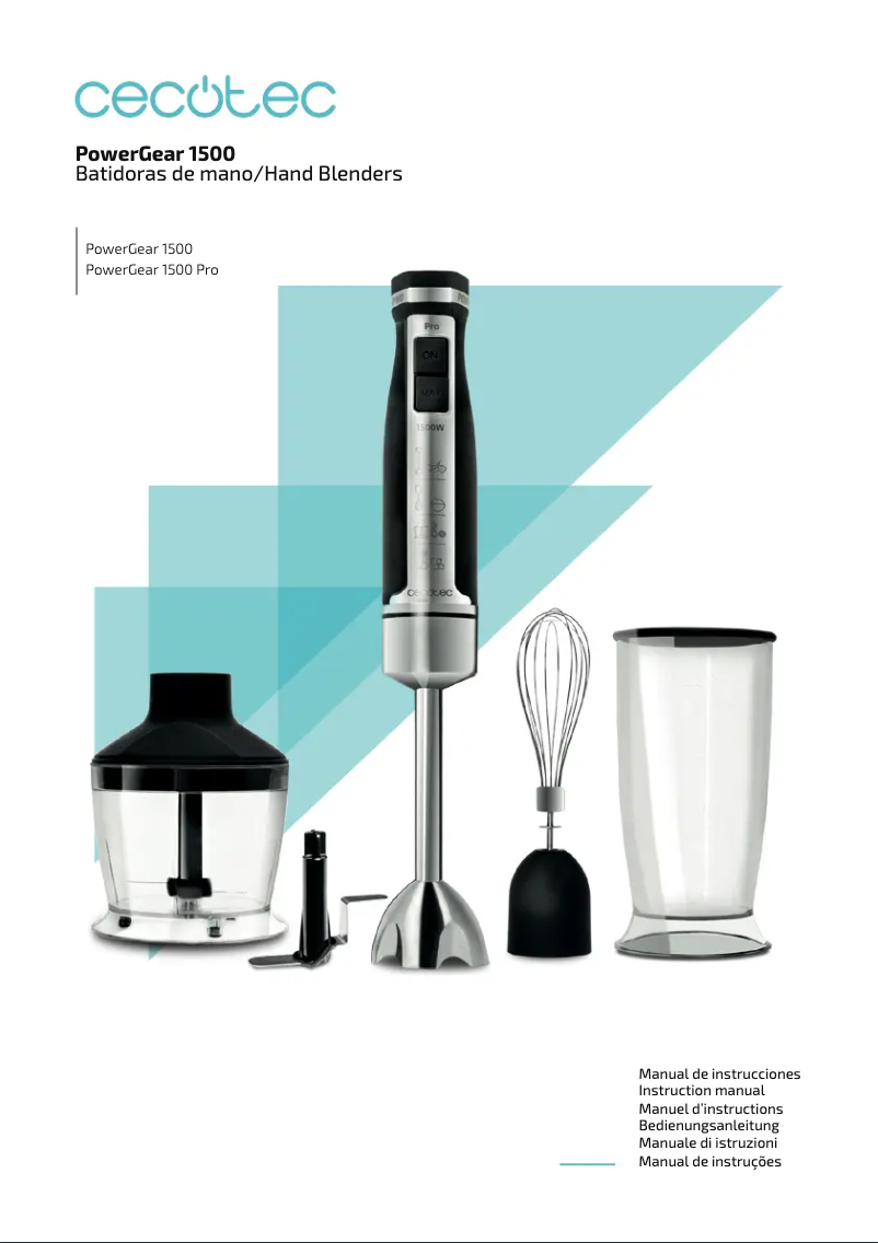 Image de la première page du manuel de l'appareil PowerGear 1500 M