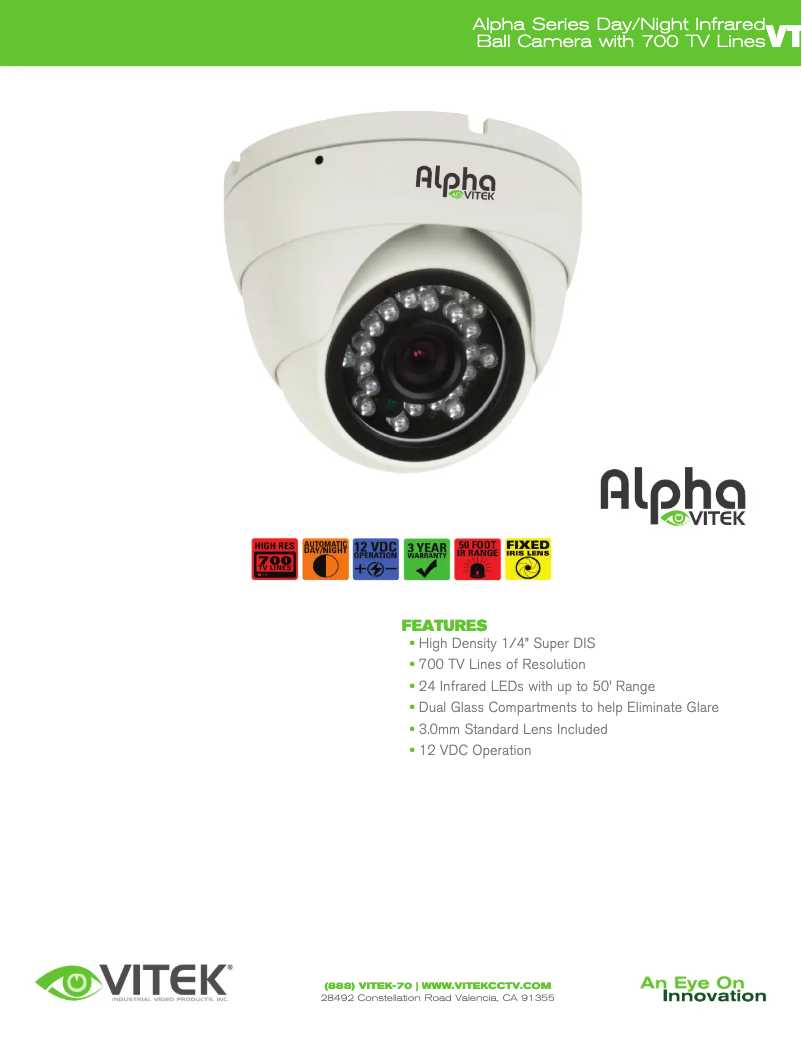 Page 1 de la notice Manuel utilisateur Vitek VTC-BCR424M