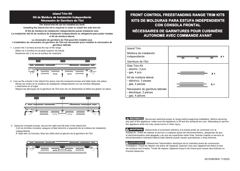 Image de la première page du manuel de l'appareil 11NBRRFLSS