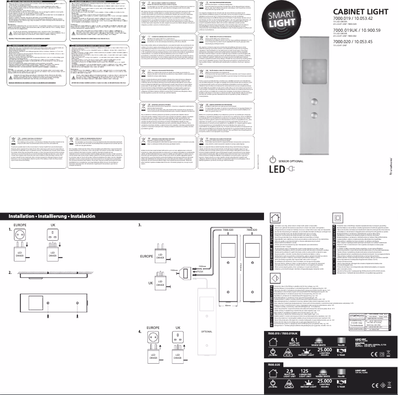 Page 1 de la notice Manuel utilisateur Ranex 7000.019UK