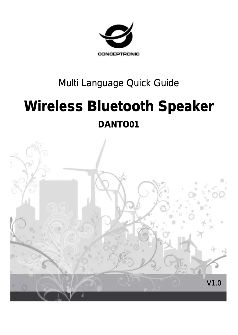 Page n°1 - Manuel utilisateur Conceptronic DANTO01S