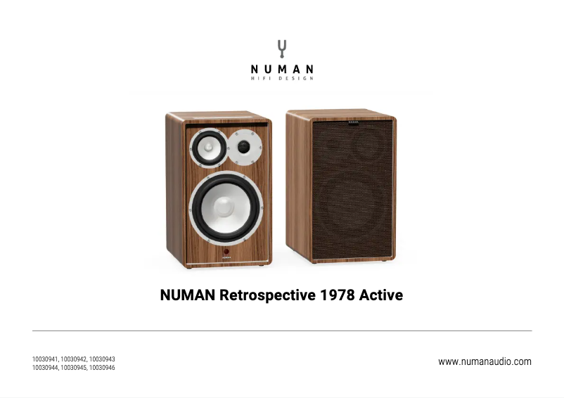 Image de la première page du manuel de l'appareil Retrospective 1978