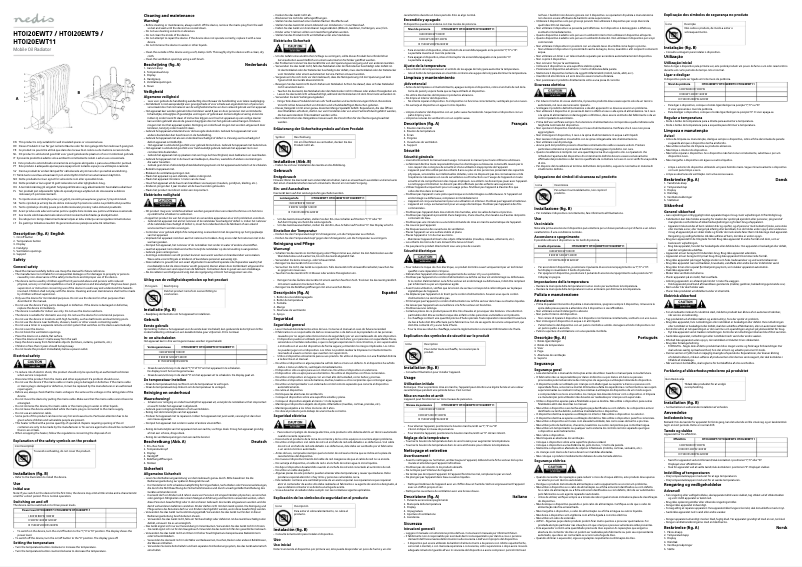 Image de la première page du manuel de l'appareil HTOI20EWT7