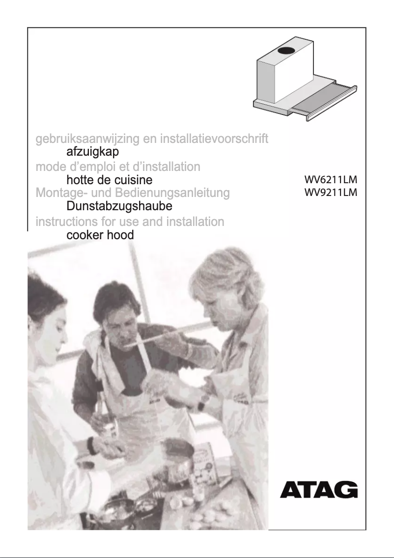 Page 1 de la notice Manuel utilisateur Atag WV9211LM