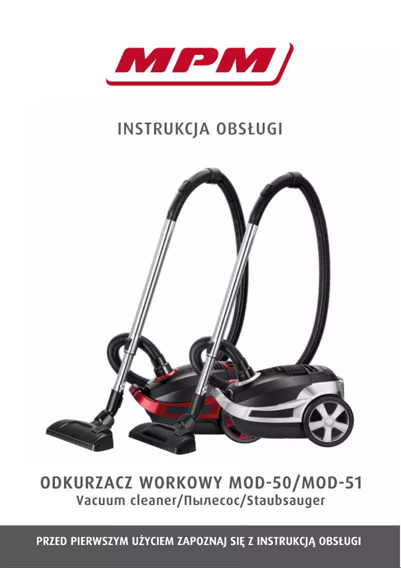 Image de la première page du manuel de l'appareil MOD-51