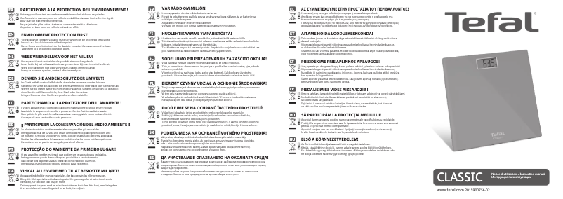 Page n°1 - Manuel utilisateur Tefal Classic PP1151