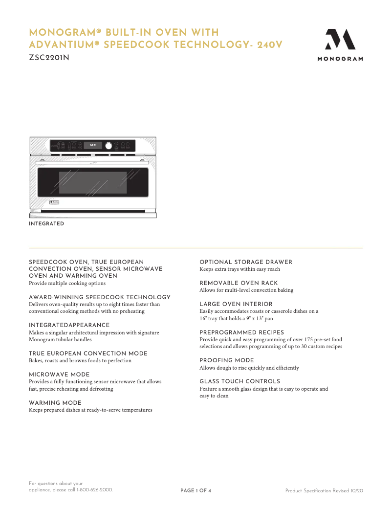 Image de la première page du manuel de l'appareil ZSC2201NSS