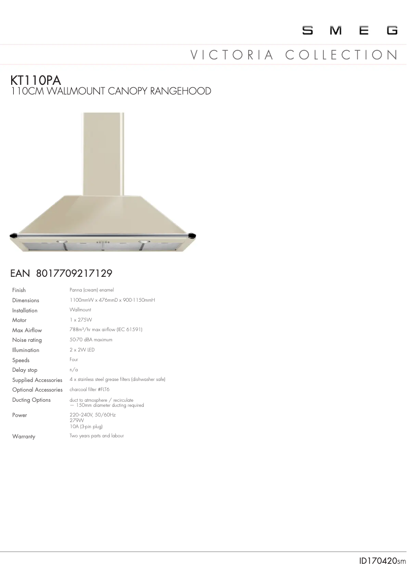 Image de la première page du manuel de l'appareil KT110P