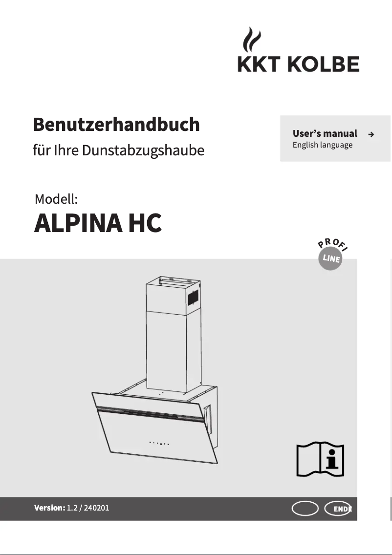 Image de la première page du manuel de l'appareil ALPINA809HC