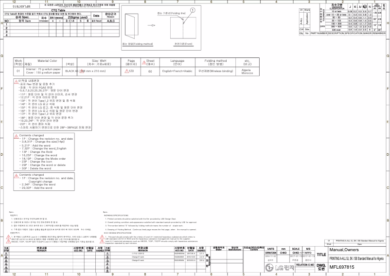 Image de la première page du manuel de l'appareil S4NW12JA3AD