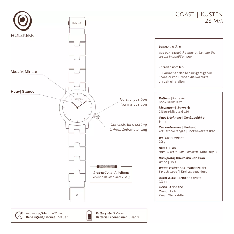 Image de la première page du manuel de l'appareil Costa del Sol