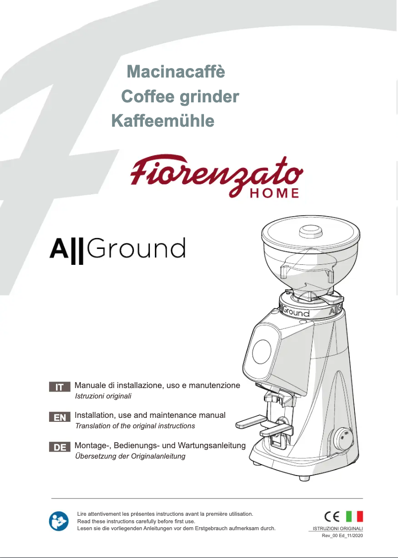 Página 1 del manual Manual de usuario Fiorenzato AllGround