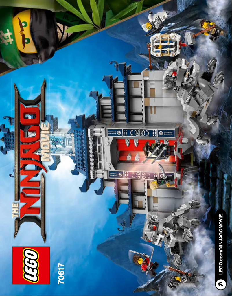 Image de la première page du manuel de l'appareil The Ninjago Movie 70617