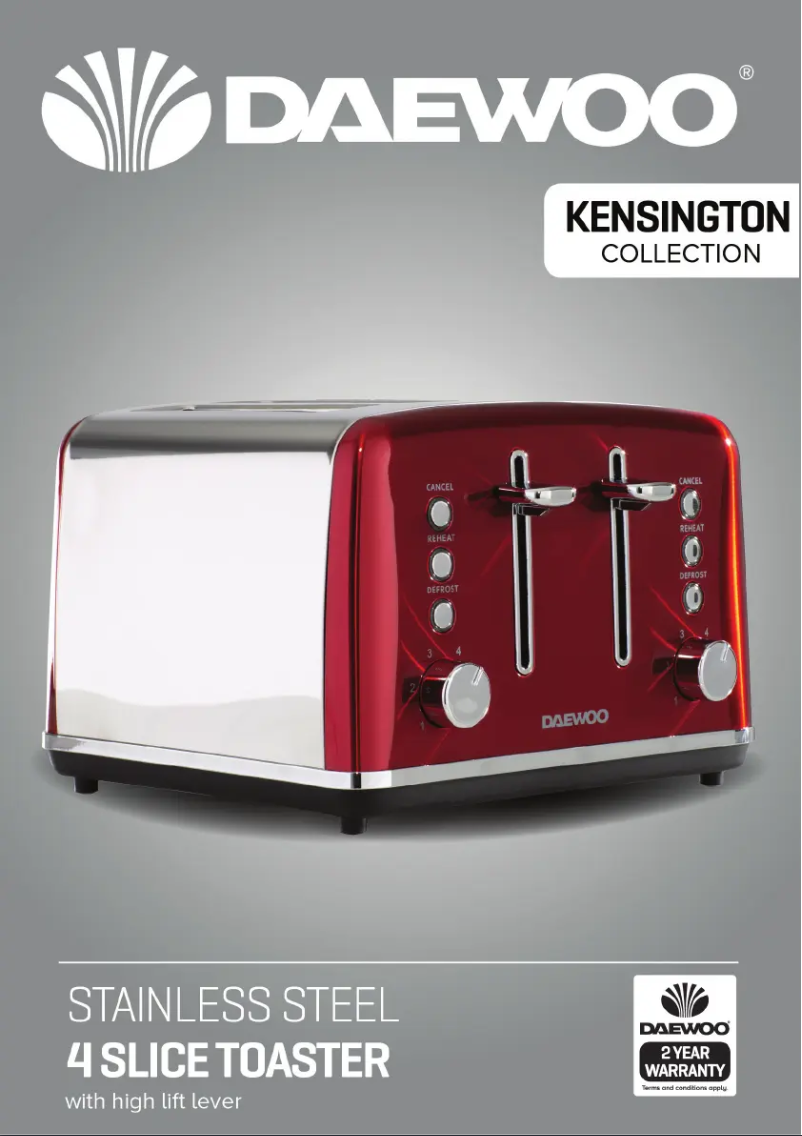 Page 1 de la notice Manuel utilisateur Daewoo Kensington SDA1587