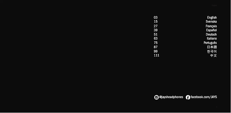 Image de la première page du manuel de l'appareil u-Jays Wired