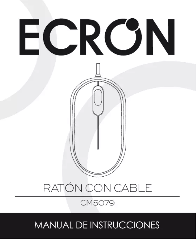 Page 1 de la notice Manuel utilisateur Ecron CM5079