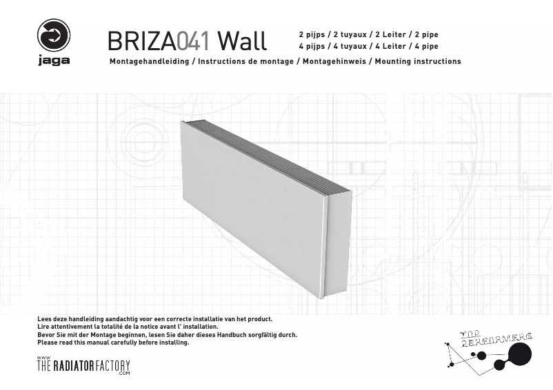 Image de la première page du manuel de l'appareil BRIZA041 Wall
