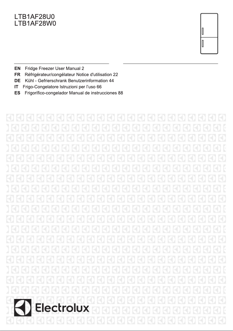 Page 1 de la notice Manuel utilisateur Electrolux LTB1AF28U0