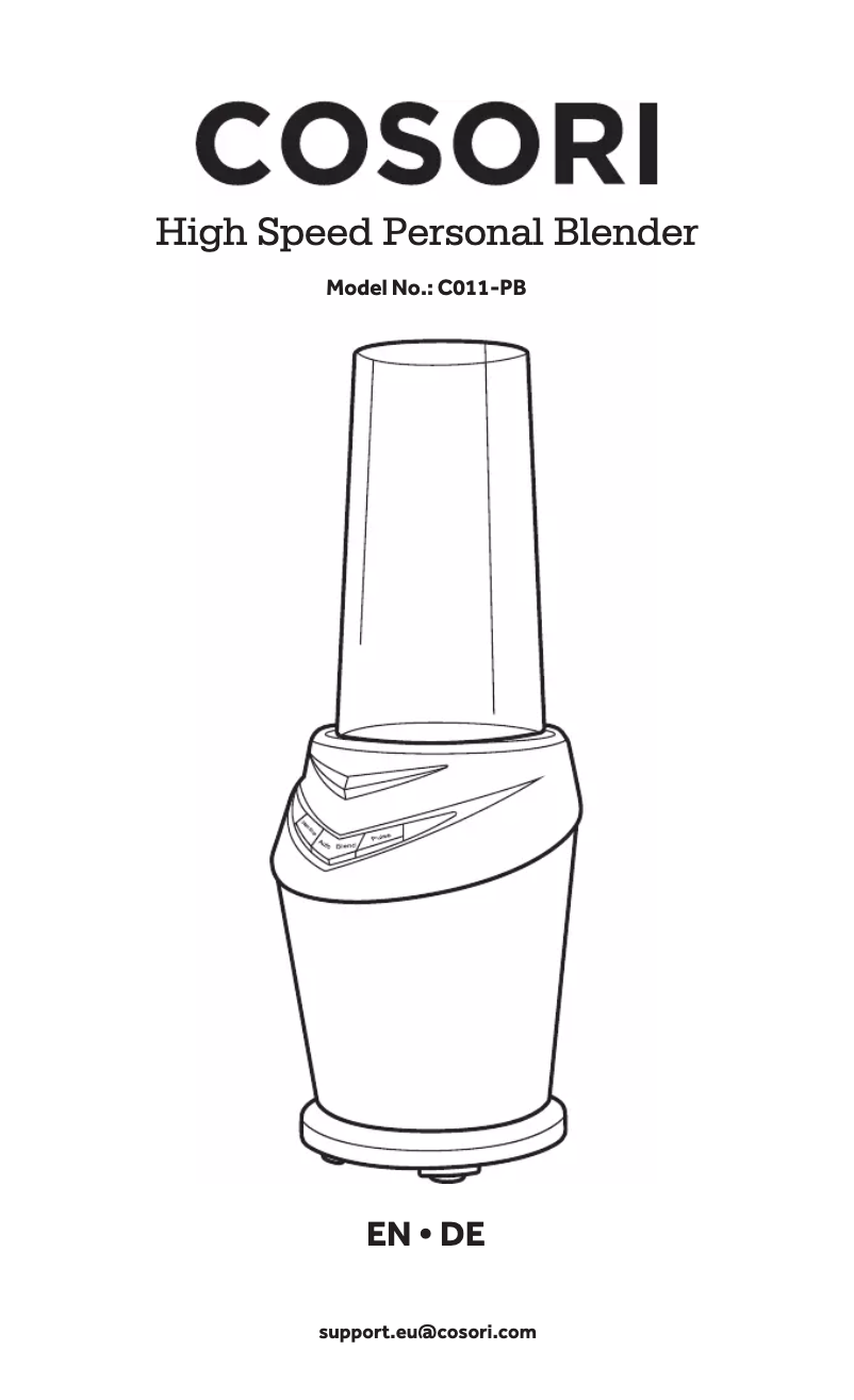 Page 1 de la notice Manuel utilisateur Cosori C011-PB
