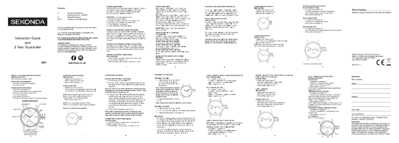 Image de la première page du manuel de l'appareil Digital 1037
