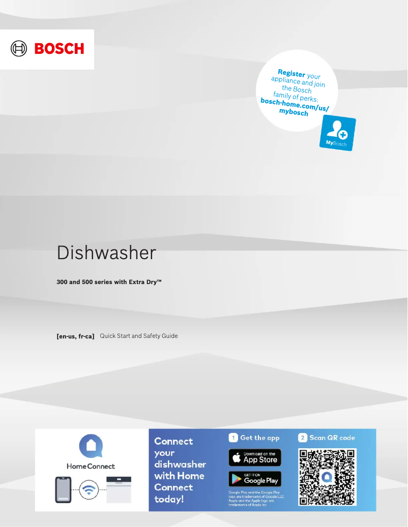 Página 1 del manual Manual de usuario Bosch SHE43C75N