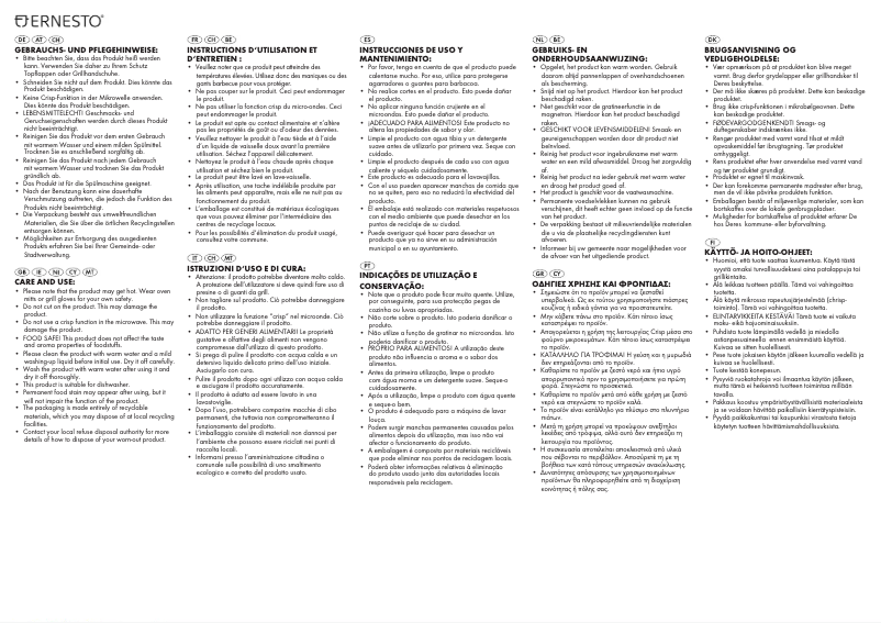 Page n°1 - Manuel utilisateur Ernesto HG03425