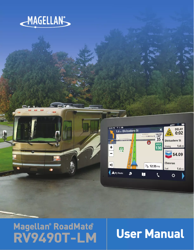 Page n°1 - Manuel utilisateur Magellan RoadMate RV9490T-LMB