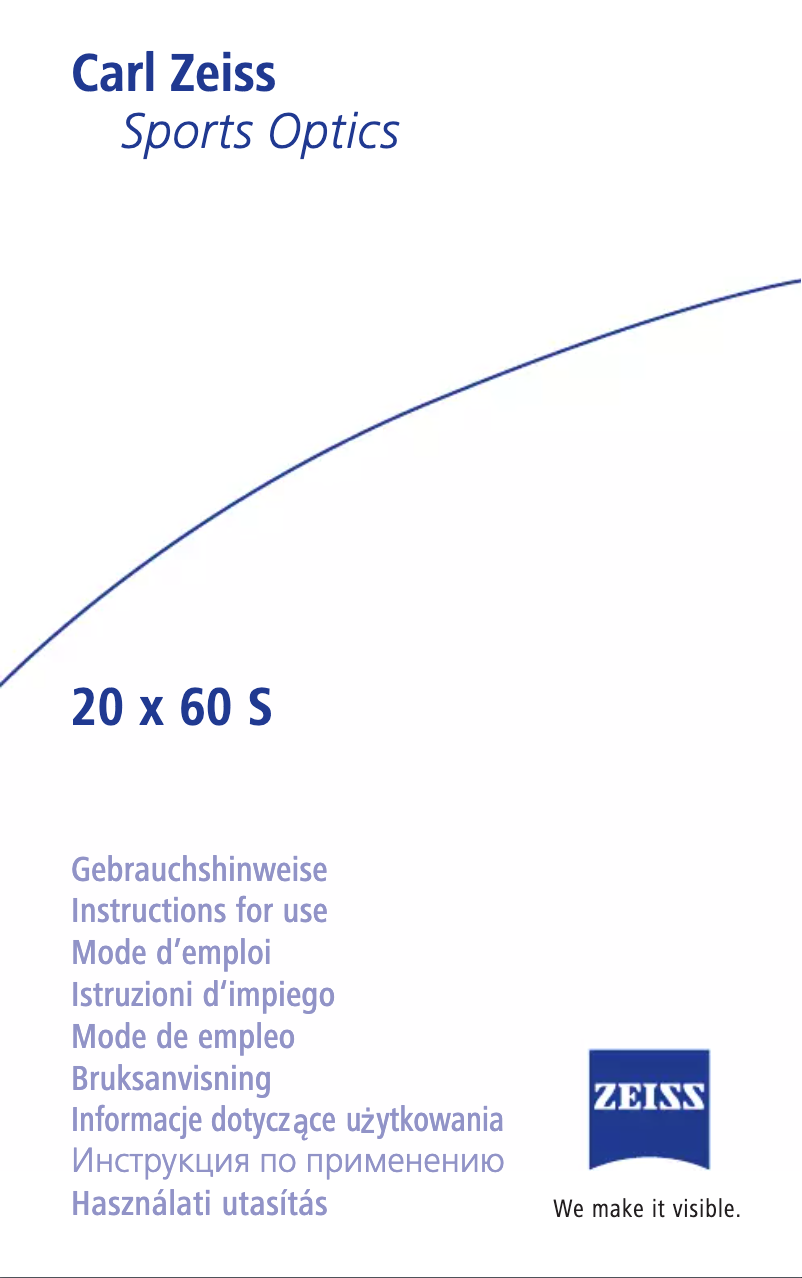 Image de la première page du manuel de l'appareil Classic S