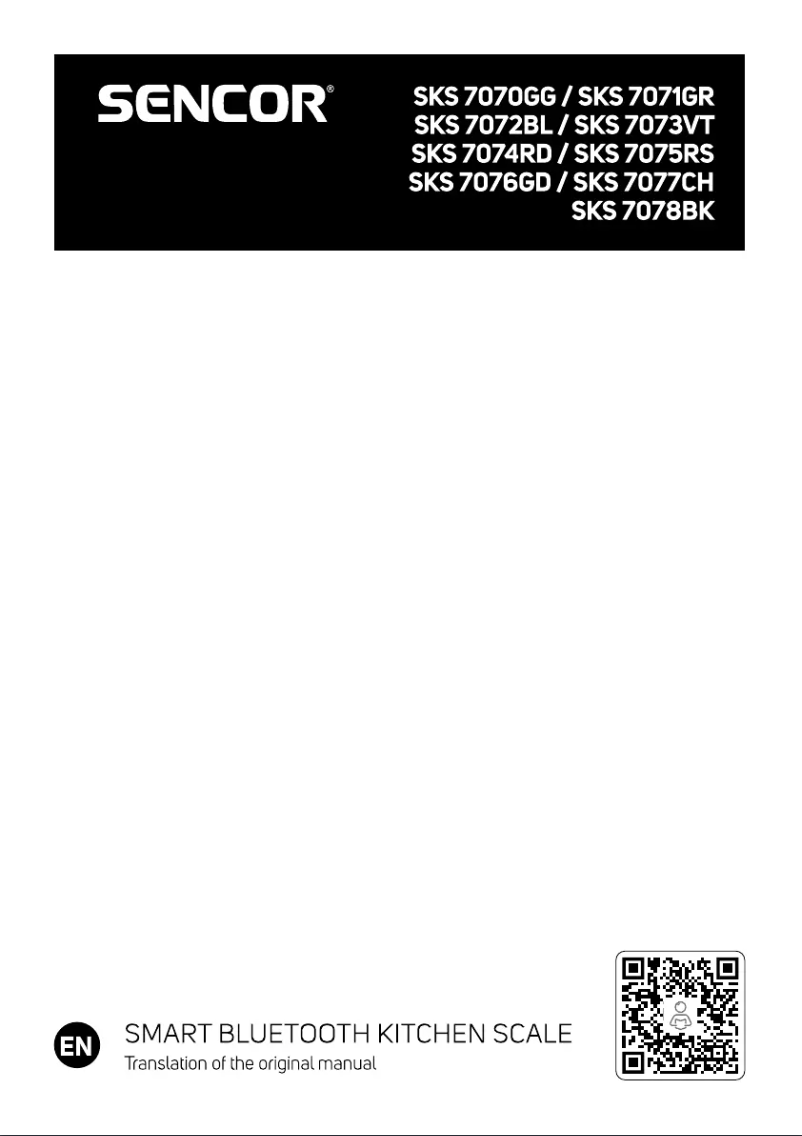 Página 1 del manual Manual de usuario Sencor SKS 7077CH