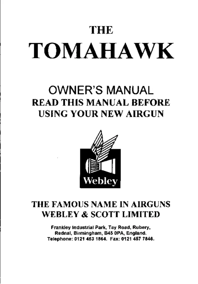 Página 1 del manual Manual de usuario Webley Tomahawk