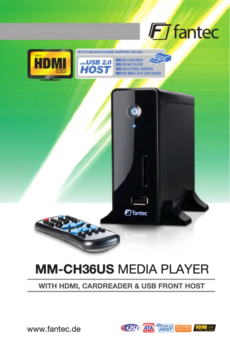 Image de la première page du manuel de l'appareil MM-CH36US