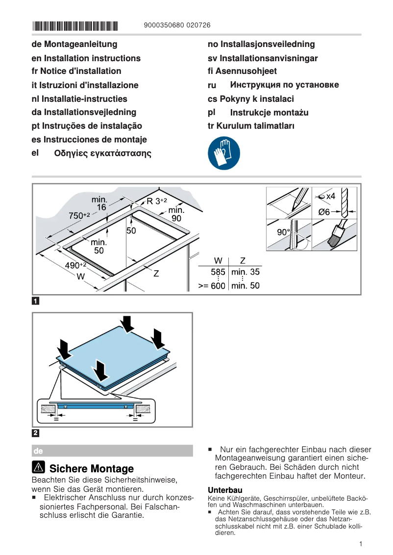 Imagen de la primera página del manual del dispositivo PKK875N14E