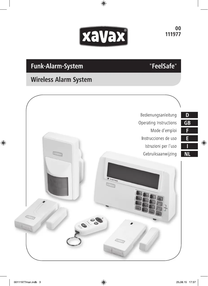 Image de la première page du manuel de l'appareil FeelSafe