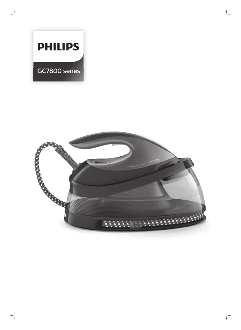 Page 1 de la notice Manuel utilisateur Philips PerfectCare Compact GC7801