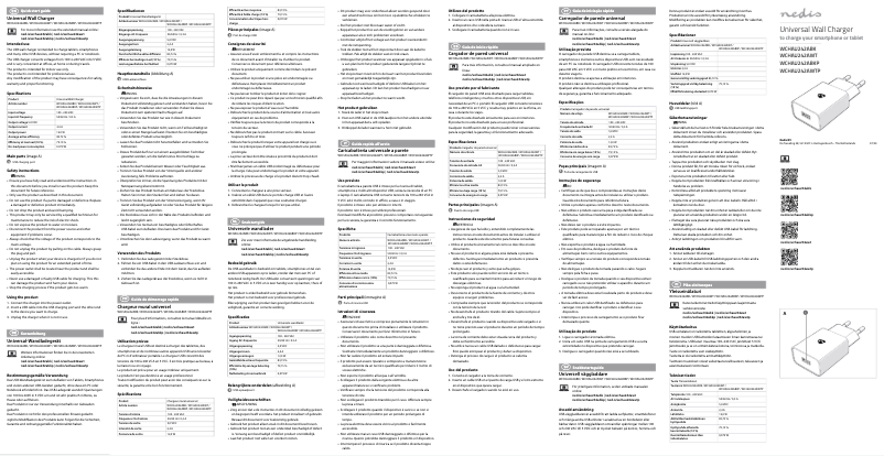 Image de la première page du manuel de l'appareil WCHAU242ABKP