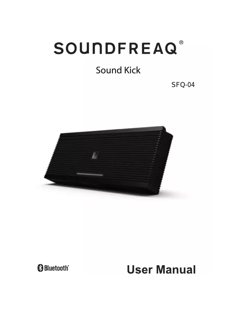 Image de la première page du manuel de l'appareil Sound Kick SFQ-04