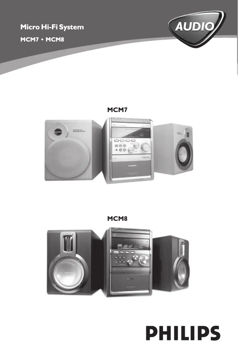 Página 1 del manual Manual de usuario Philips MCM8