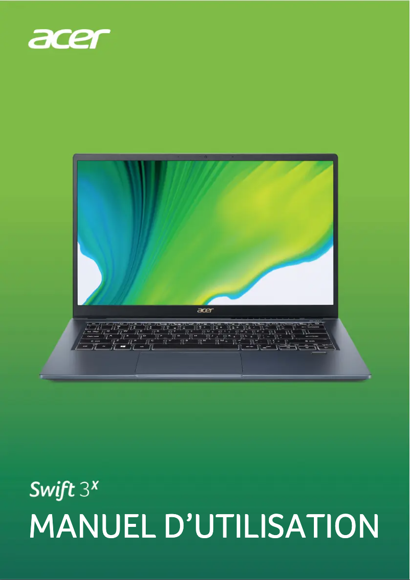 Imagen de la primera página del manual del dispositivo Swift 3X