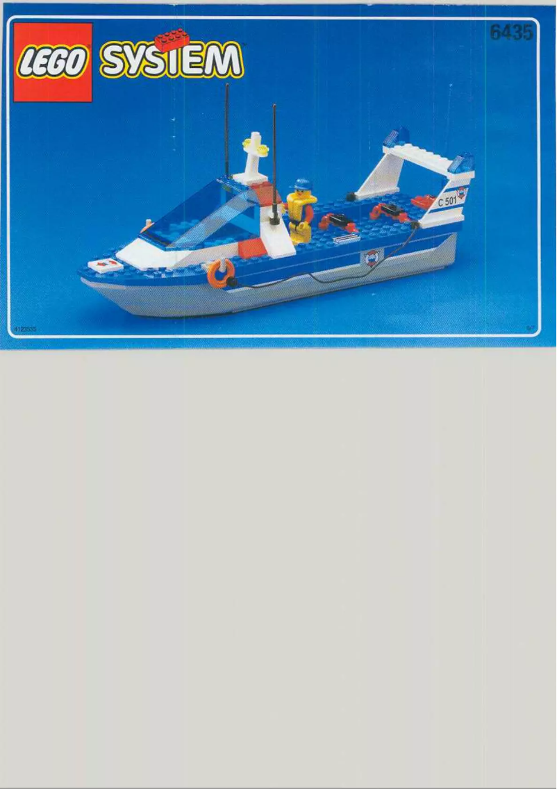 Page 1 of the manual User Manual Lego City 6435