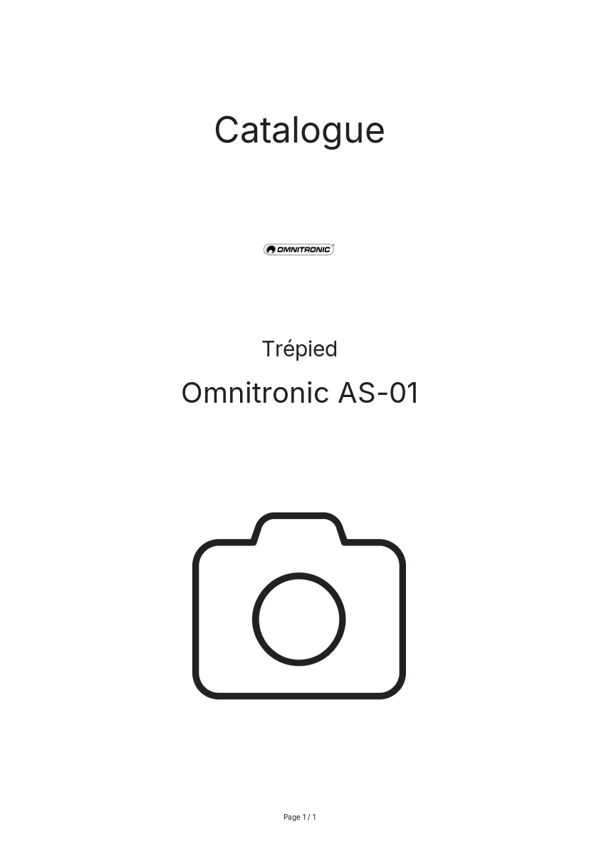 Image de la première page du manuel de l'appareil AS-01