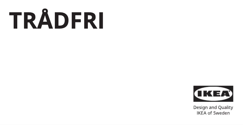 Image de la première page du manuel de l'appareil TRÅDFRI 204.736.49