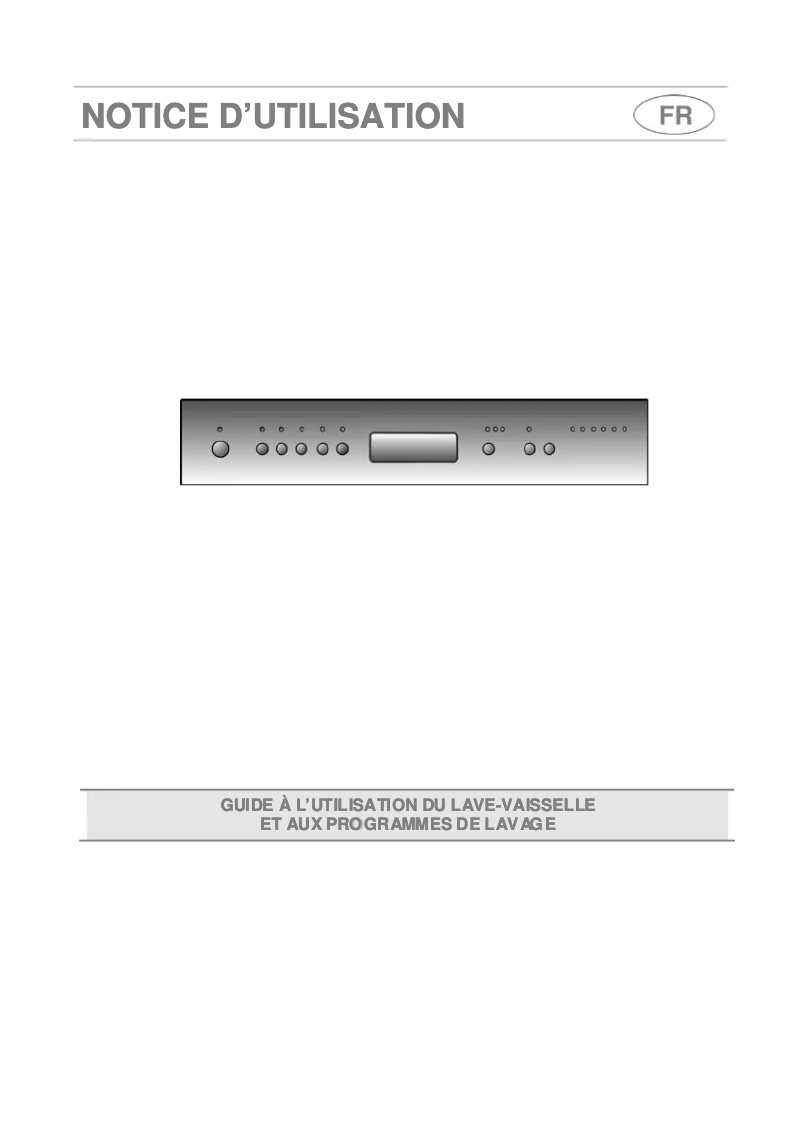 Page n°1 - Manuel utilisateur Smeg LSP1449B