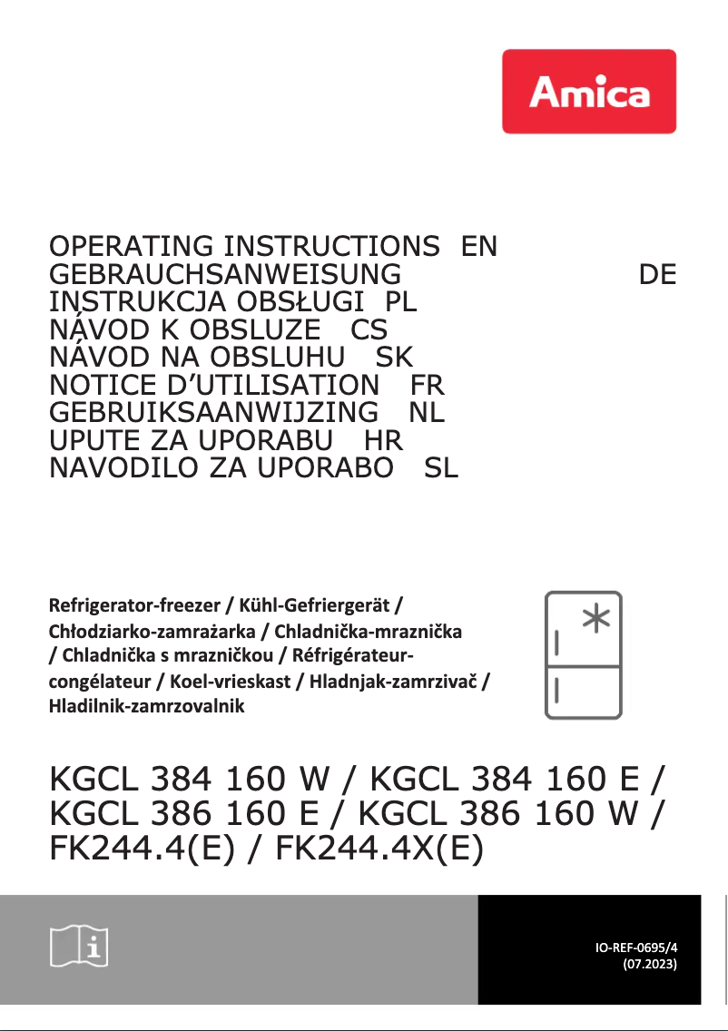 Image de la première page du manuel de l'appareil FK244.4