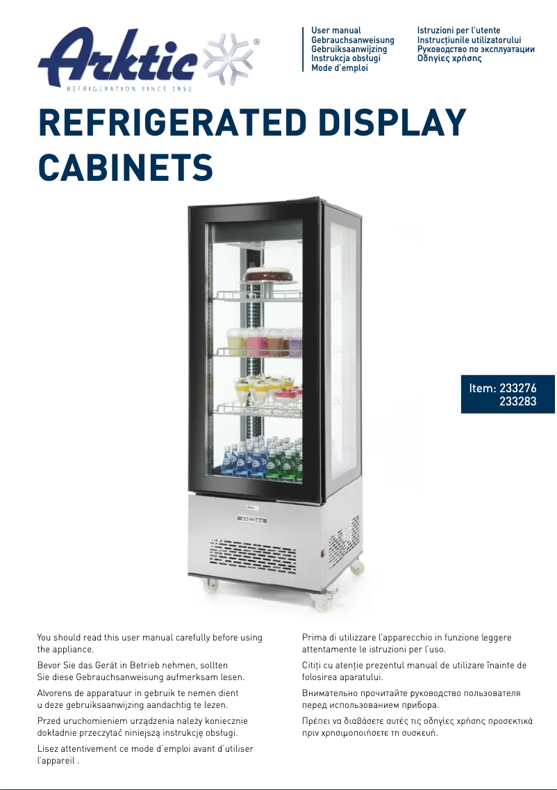 Image de la première page du manuel de l'appareil 233276